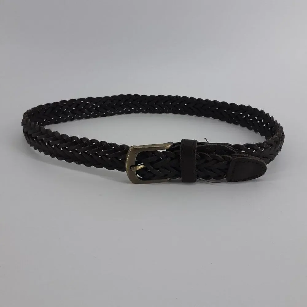 Children's Place Kid's Black Genuine Leather Belt Size 22